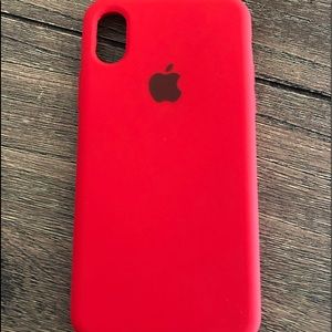 iPhone X/XS RED APPLE CASE BRAND NEW